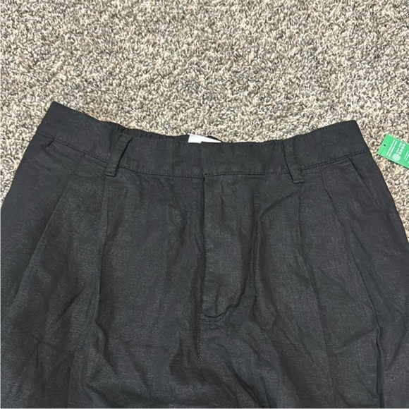 NWT! GAP Black Easy Wide-Leg Linen-Blend Trouser - Multiple Sizes 💎 - Picture 7 of 9